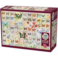 COBBLE HILL 3849011 Puzzle 2000 Teile Schmetterlinge und Blüten von COBBLE HILL