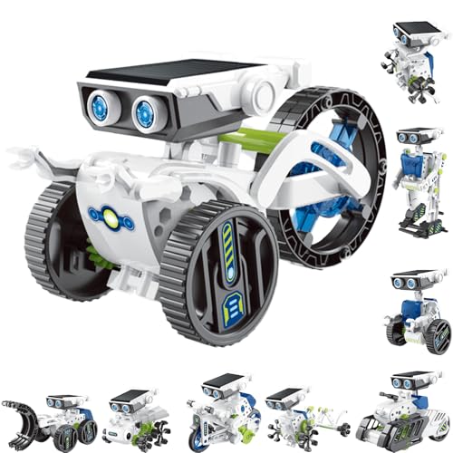 COBFDHA Spielzeug für Kinder von 8 bis 12 Jahren, STEM 12-in-1 Baustein-Roboter-Set, wissenschaftliches Lernexperimentier-Set, Geschenke für Kinder 9 10 11 12 13 14 Jahre von COBFDHA