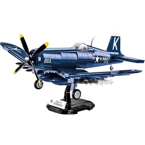 COBI 2417 Historical Collection Korean War F4U-4 Corsair Aircraft Amerikanisch Bausteine, Various, Small von COBI