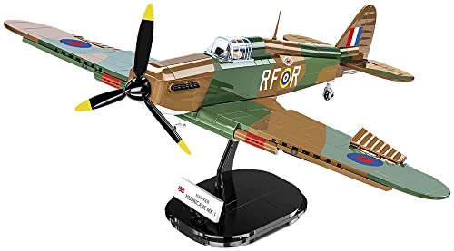 COBI 5728 Historische Sammlung Zweiten Weltkrieg Hawker Hurricane MK. I Flugzeug Bausteine, Various von COBI