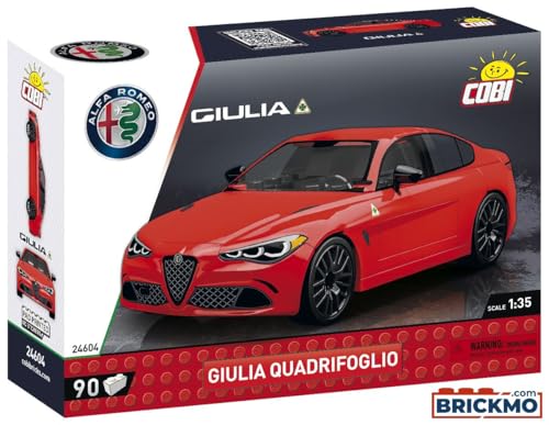 COBI Alfa Romeo Giulia Quadrifoglio Fahrzeug, rot, 90 Teile, ab 6 Jahren COBI Alfa Romeo Giulia Quadrifoglio Fahrzeug, rot, 90 Teile, ab 6 Jahren von COBI