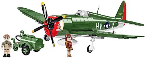 COBI 5736 Historical Collection WWII P-47 Thunderbolt & Tankanhänger Bausteine, Various von COBI