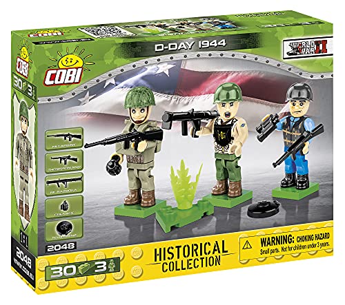 Konstruktionsspielzeug Bausteine kleine Armee Soldaten in Uniformen aus dem Zweiten Weltkrieg (COBI 2048) von COBI