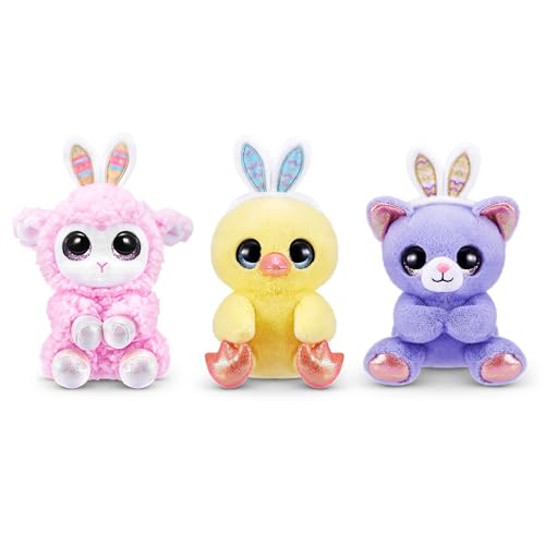 Coco Cones Osterplüschspieltier von ZURU Niedlicher Kuschelfreund in einem bunten Hörnchen– perfekt für Ostern und zum Sammeln. (3 Pack) von Coco Cones
