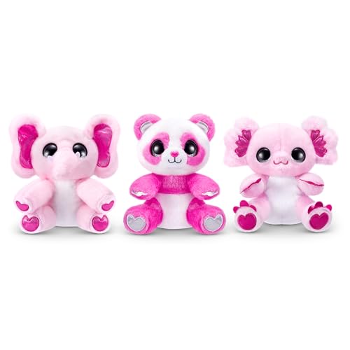 Coco Cones Valentinstags-Plüschtier von ZURU Niedlicher Kuschelfreund in einem bunten Hörnchen– perfekt für den Valentinstag und zum Sammeln. (3 Pack) von Coco Cones