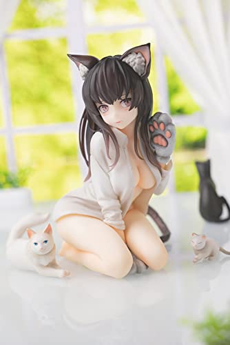 COCOMUSCLES Catgirl Mia 1/7 - Komplette Figur - Anime-Figur - PVC-Figur - Spielzeug-/Puppensammlung 15 cm/5,9 Zoll von COCOMUSCLES