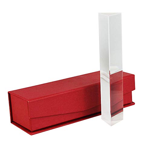 CODIRATO 15cm Kristall Prisma Licht Prisma Optischen Prisma Dreieckigen Prisma zum Unterrichten von Lichtspektrum Physik, Prisma Fotografie(15cm*3cm*3cm) von CODIRATO