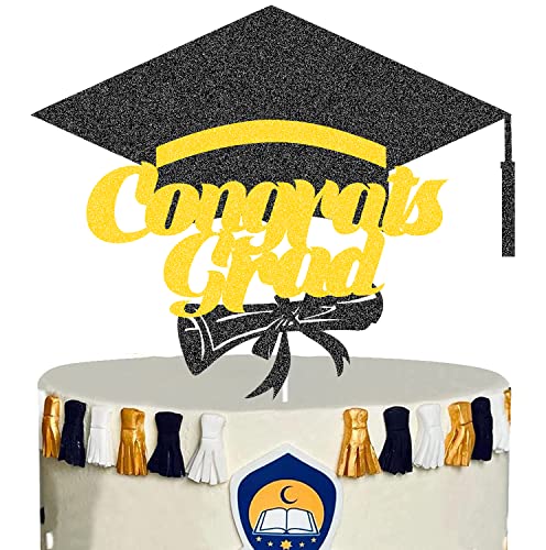 Graduation Kuchen Deko Abschlussfeier Cake Topper - Congrats Grad Kuchen Dekorationen 2023 Graduation Party Dekorationen Zubehör für College Grad Graduation Kuchen Deko Abschlussfeier Cake Topper - Congrats Grad Kuchen Dekorationen 2023 Graduation Party Dekorationen Zubehör für College Grad von CODOMOR