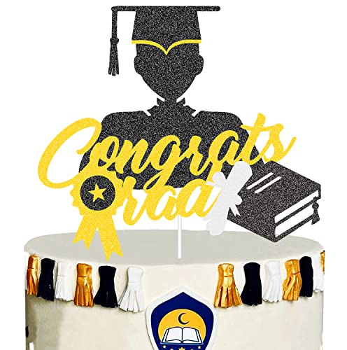 Graduation Kuchen Deko Abschlussfeier Cake Topper - Congrats Grad Kuchen Dekorationen 2023 Graduation Party Dekorationen Zubehör für College Grad Graduation Kuchen Deko Abschlussfeier Cake Topper - Congrats Grad Kuchen Dekorationen 2023 Graduation Party Dekorationen Zubehör für College Grad von CODOMOR