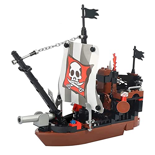COGO Piratenschiff Bausteine Piratenschiff Spielzeug Bauspielzeug für Piraten Geschenk für Jungen und Mädchen, Lernspielzeug für Kinder ab 6 Jahre 167 Teile von COGO
