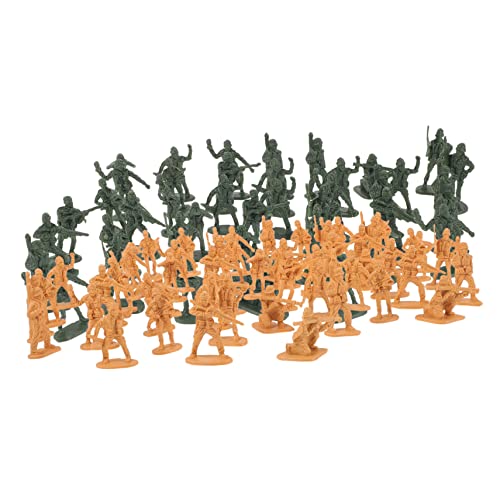 COHEALI 100 Stück Mini-Soldaten Mini-Spielzeug Miniaturen Sandtisch Für Kinder Sandtisch Miniatur-Menschen Miniatur-Menschen Modelle Mini-Soldat-Figuren Bösewicht Kunststoff von COHEALI