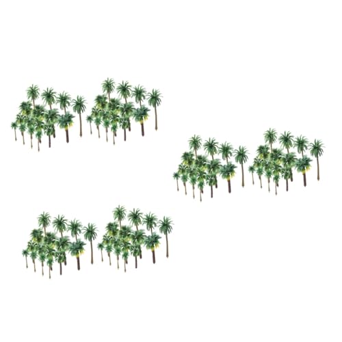 COHEALI 108 STK Künstliche Kokospalme Zubehör Für Regenwald-dioramen Mini-bäume Zum Basteln Architektur Bäume Mini-modellbäume Statische Grasbüschel Grün Diorama Miniatur Spielzeug Plastik von COHEALI