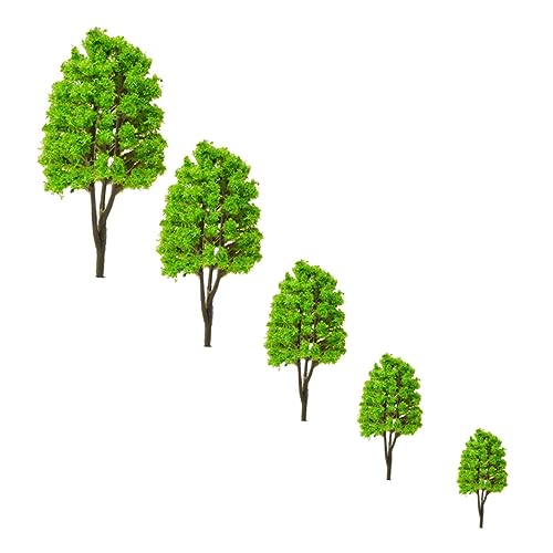 COHEALI 10st Kleine Baum Modelle Mini Anlage Bonsai Künstlich Grünpflanzen Eisenbahn Zug Künstlicher Bonsai DIY Mini Kunstplanzen Bäume Zug Kind Spielzeugzimmer Kleiner Baum Plastik von COHEALI
