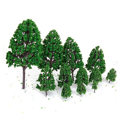 COHEALI 12st Landschaftsmodell Modellbaum Mini-pappel Dekorativer Baum Bahn von COHEALI