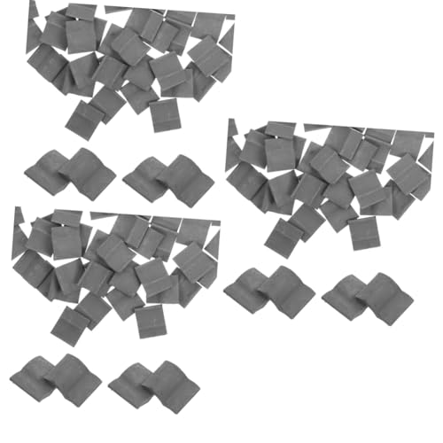 COHEALI 150 STK Mini-Steine Sandtisch-mikrolandschaft Lernspielzeug Mini-bausteine ​​zum Basteln Winzige Dachziegel Mikrospielzeug Kleine Dachziegelmodelle Skala Wasserlösliches Ton Zement von COHEALI