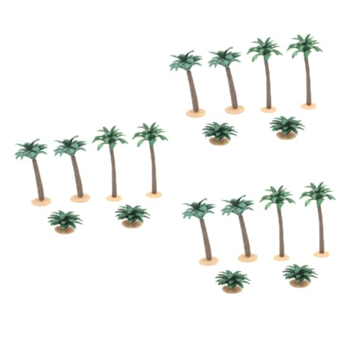COHEALI 18 STK Mikrolandschaftsbäume kunstpflanze Sandkasten-Baumschmuck Palme Modelle Sandtischbaum und Sandtischverzierung Anlage Landschaftsbaum Baum Pflanzen Zubehör Bonsai Baum von COHEALI