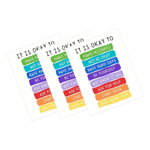 COHEALI 3 Blätter Ermutigungsplakat Motivationsplakat Motivationsbilder für Jungenzimmer Ankleidezimmerwanddekoration Wandposter Poster mit motivierenden Zitaten beschichtetes Papier COHEALI 3 Blätter Ermutigungsplakat Motivationsplakat Motivationsbilder für Jungenzimmer Ankleidezimmerwanddekoration Wandposter Poster mit motivierenden Zitaten beschichtetes Papier von COHEALI