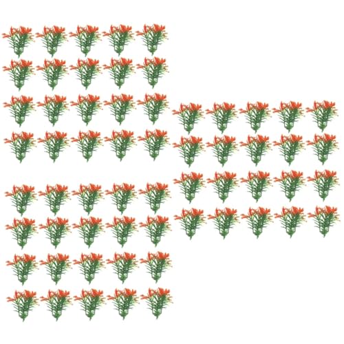 COHEALI 60 STK Mini-Kunstblumen und -Pflanzen Künstliche Pflanze Kunstpflanze Miniaturen Schmücken Mini-DIY-Pflanzenmodell Simulationsanlage Sandkasten grüne Pflanzen Ornamente Puppenhaus von COHEALI