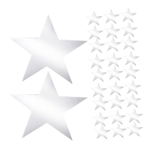 COHEALI 60St Pentagramm Hochzeitsdekoration cute decor slice Sternverzierung Konfetti Decoupage-Papier Foto-Requisite Dekorationen mit Sternen aus Papier Berühmtheit Signaturtafel Zubehör von COHEALI