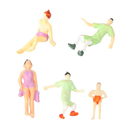 COHEALI 6st Farb Simulations Puppe Kleine Menschliche Gestalten Minifigurenmodell Mini-Menschen-Figuren Winzige Menschenfiguren Maßgeschneiderte Menschliche Figuren Plastik Sandkasten Baby von COHEALI