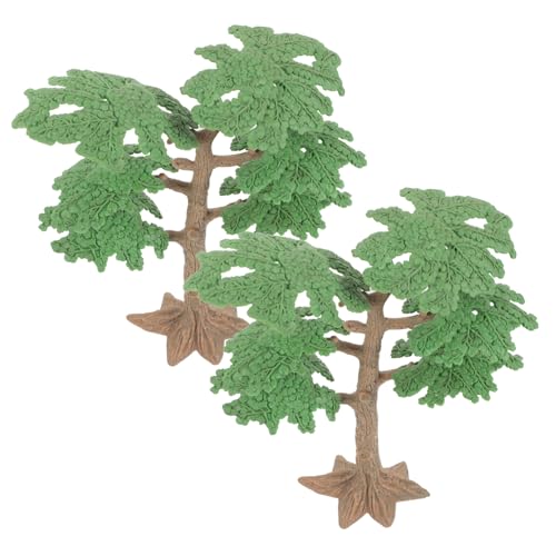 COHEALI 8 STK Dekoration Mini-Zypressenbaum-Modell Grün Zug Wohnkultur Anlage Modelle Modellbaum für den Garten Landschaftsmodellbaum Bahn Landschaftsbaum Schmuckstücke Pflanze Kiefer von COHEALI