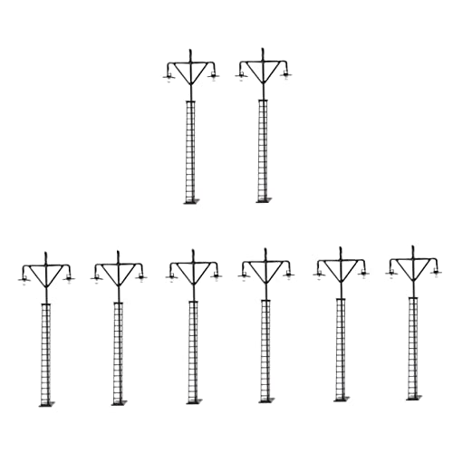 COHEALI 8 STK Modell Gartenleuchte Sandtisch Materialien Miniatur-eisenbahnlampe Leichte Verzierung Mini-eisenbahnlichter Ho Zug Sandkasten Edelstahl Plus Abs Modell Licht von COHEALI