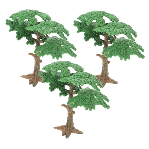 COHEALI 9 STK Bürodekoration bäume Spielzeug Puppenhausbäume Puppenzubehör künstlicher Weihnachtsbaum gefälschte Pflanze grüner Landschaftsahorn Zypressenbaum-Modell Schreibtisch Kuchen von COHEALI