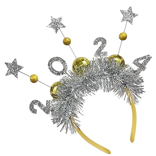 COHEALI Dekor Haarschmuck Stirnband Haargummis Neujahr Party Haarschmuck 2024 Haarbänder Neujahr Kopfschmuck Silvester Party Supplies Party Favors Kleidung Geschenk Bekleidung Requisiten Kunststoff COHEALI Dekor Haarschmuck Stirnband Haargummis Neujahr Party Haarschmuck 2024 Haarbänder Neujahr Kopfschmuck Silvester Party Supplies Party Favors Kleidung Geschenk Bekleidung Requisiten Kunststoff von COHEALI