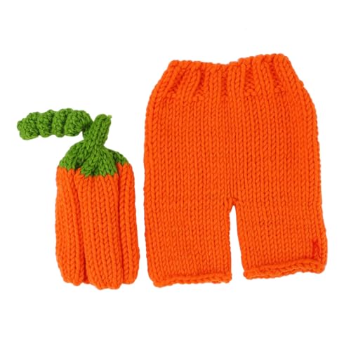 COHEALI Neugeborenen Fotokostüm Handmade Häkeln Weiche Outfit Halloween Fotoshooting Requisiten Winddicht Atmungsaktiv Jungen Mädchen von COHEALI