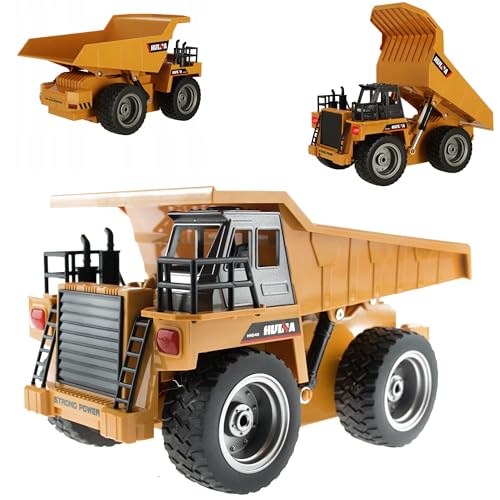 COIL RC-Truck, RC-Wagen, Muldenkipper, Huina 1534, 1:18, 2,4 GHz, Ferngesteuert, LED, Maße: 29 cm x 15 cm x 16,5 cm, Gelb COIL RC-Truck, RC-Wagen, Muldenkipper, Huina 1534, 1:18, 2,4 GHz, Ferngesteuert, LED, Maße: 29 cm x 15 cm x 16,5 cm, Gelb von COIL