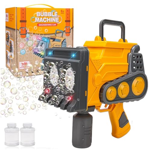 COIL Seifenblasenpistole, Seifenblasenmaschine, Automatischer Bubble Machine, 15000+ Blasen/Minute, LED, USB-Kabel, 2x100 ml Blasenwasser COIL Seifenblasenpistole, Seifenblasenmaschine, Automatischer Bubble Machine, 15000+ Blasen/Minute, LED, USB-Kabel, 2x100 ml Blasenwasser von COIL
