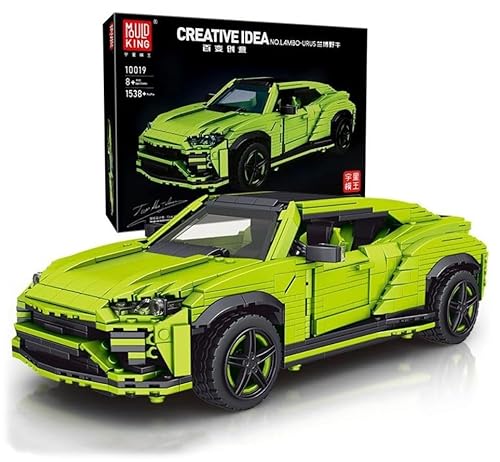 COIL Spielbauklötze, Autoblöcke, Bausteinset, Bauklötze, Baukasten, Model: 10019, Lambo Urus, Grün, ab 8 Jahren, 1538 St. COIL Spielbauklötze, Autoblöcke, Bausteinset, Bauklötze, Baukasten, Model: 10019, Lambo Urus, Grün, ab 8 Jahren, 1538 St. von COIL