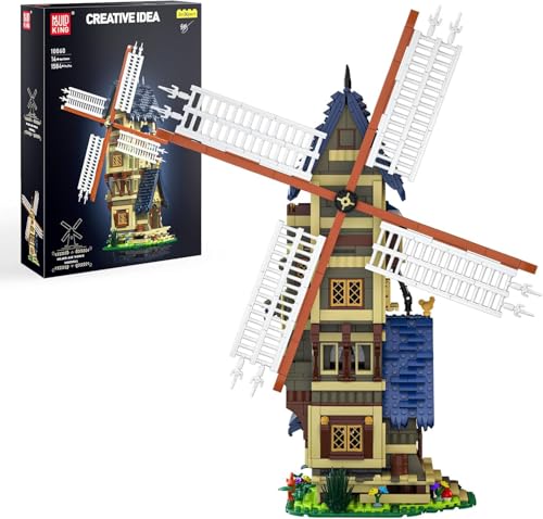 COIL Spielbauklötze, Mittelalterliche Holländische Windmühle,Bausteinset, Bauklötze, Model: 10060, MOC-Mittelalterliche Windmühlen, 1584 St. COIL Spielbauklötze, Mittelalterliche Holländische Windmühle,Bausteinset, Bauklötze, Model: 10060, MOC-Mittelalterliche Windmühlen, 1584 St. von COIL