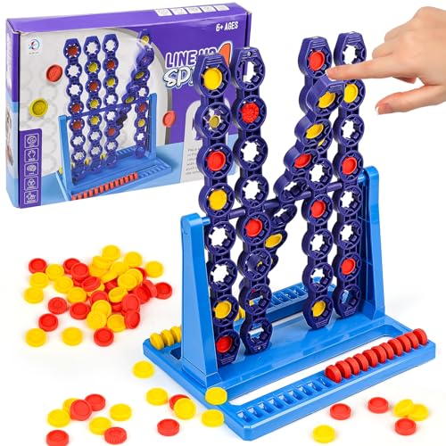 COLEESON 4 Gewinnt, Strategiespiel für Kinder, Brettspiel für 2 Spieler ab 6 Jahren COLEESON 4 Gewinnt, Strategiespiel für Kinder, Brettspiel für 2 Spieler ab 6 Jahren von COLEESON