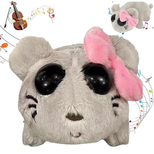 COLEESON Sad Hamster, Hamster Kuscheltier, Sad Hamstere Meme Plüschtier mit Eingebautem Geigensound, Sprechender Hamster Plüsch Geschenk für Kinder, Familie, Freunde von COLEESON