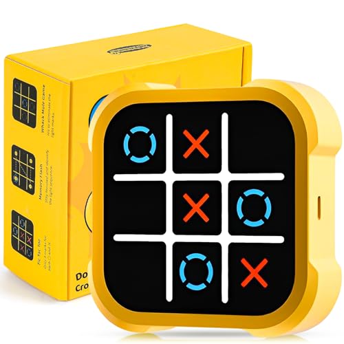 Tic Tac Toe Spiel, Elektronisch Tic Tac Toe Bolt-Spiel, 3-In-1-Handkonsolen, Reisespiele Brettspiele für Kinder und Erwachsene, Geburtstagsgeschenke für Kinder ab 3-10 Jahre Tic Tac Toe Spiel, Elektronisch Tic Tac Toe Bolt-Spiel, 3-In-1-Handkonsolen, Reisespiele Brettspiele für Kinder und Erwachsene, Geburtstagsgeschenke für Kinder ab 3-10 Jahre von COLEESON