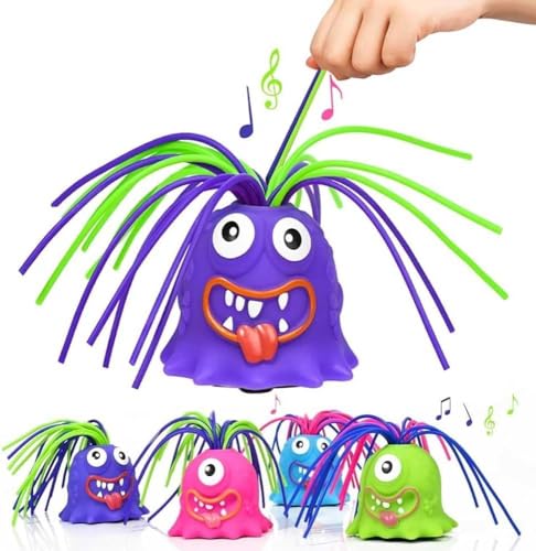 Halloween Screaming Monster Toys, Hair Pulling Fidget Toy, Halloween Spielzeug, Stressabbau und Anti-Angst-Spielzeug für Kinder und Erwachsene (B) von COLEESON
