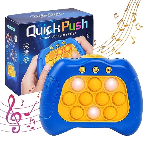 Pop It Elektronisches Spiel, Pop It Fidget Toys, Quick Push Spiel, Pop-It Pro Light Up Game, Elektronischer Whack Mole Spiel, Bubble Sensory Squeeze Toys, Geschenk für KinderElektrisches Push Bubble von COLEESON