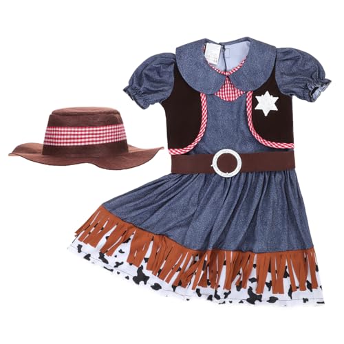 COLLBATH 1 Satz Damen -Denim -Kleidung für Frauen Kleider Cowboykleidung für Frauen Cowgirl Outfit Westernkleid für Mädchen westliche Kleidung für Frauen westliches Kleid Tuch COLLBATH 1 Satz Damen -Denim -Kleidung für Frauen Kleider Cowboykleidung für Frauen Cowgirl Outfit Westernkleid für Mädchen westliche Kleidung für Frauen westliches Kleid Tuch von COLLBATH