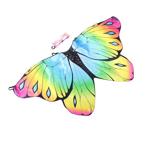 COLLBATH 1 Satz Flügelumhang Für Cosplay-flügel Teenager Dekoration Flügel Für Kostüm Feenflügel Schmetterlingsflügel Feen -partyzubehör Engelsflügel Flügel Für Mädchen Polyester von COLLBATH
