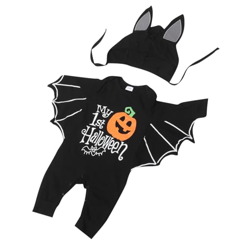COLLBATH 1 Satz Halloween-babyspielanzug Kleinkind Babymütze Babyanzug Kleidung Kostüm Halloween-säuglingsspielanzug Säuglingsausstattung Mädchen Strampler Stoff von COLLBATH