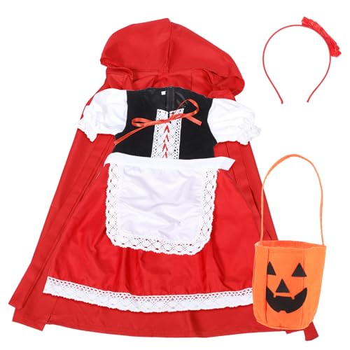 COLLBATH 1 Satz Kapuzenmantel Kostüm Halloweenkostüm Halloween -Kürbis -Eimer Kleidung Halloween-Cosplay-Outfit Kapuzenkostüm Kapuzenumhang Märchenkleid Stoff COLLBATH 1 Satz Kapuzenmantel Kostüm Halloweenkostüm Halloween -Kürbis -Eimer Kleidung Halloween-Cosplay-Outfit Kapuzenkostüm Kapuzenumhang Märchenkleid Stoff von COLLBATH