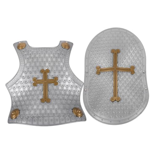 COLLBATH 1 Satz Kinderschutzschild Set Superheld Zubehör Soldat Schaum Kinderspielzeug Rollenspielzeug für Spielzeugschild für Jungen Kind Schild Plastik Silber von COLLBATH