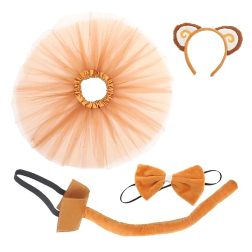 COLLBATH Affenkostüm Satz Mit Ohren Stirnband Rock Mädchen Halloween Kostüm Party Feste COLLBATH Affenkostüm Satz Mit Ohren Stirnband Rock Mädchen Halloween Kostüm Party Feste von COLLBATH