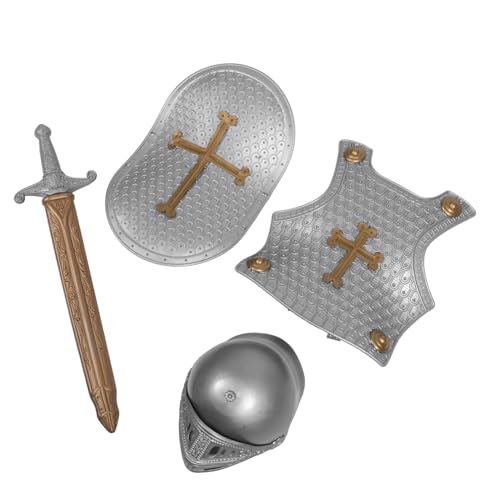 COLLBATH 1 Satz Kostüm für Rollenspiele Kostüme Kleinkinder Kleiner Schild Schwerter Helme Kinderhelm Zubehör kostüm Spielzeugschildrüstung für Jungen für Plastik COLLBATH 1 Satz Kostüm für Rollenspiele Kostüme Kleinkinder Kleiner Schild Schwerter Helme Kinderhelm Zubehör kostüm Spielzeugschildrüstung für Jungen für Plastik von COLLBATH