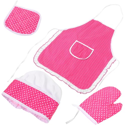 COLLBATH 1 Satz Malschürze Für Bestickt Rolle in Der Küche Mob Backkostüm Für Weiße Schürze Küchenspielzeug Zum Kinderschürze Hüte Backen Rosy Tuch COLLBATH 1 Satz Malschürze Für Bestickt Rolle in Der Küche Mob Backkostüm Für Weiße Schürze Küchenspielzeug Zum Kinderschürze Hüte Backen Rosy Tuch von COLLBATH