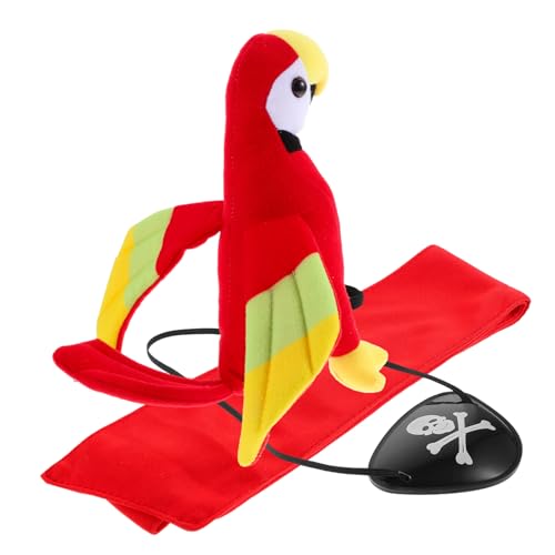 COLLBATH 1 Satz Piratenkostüm Set mit Bandana und Augenbinde Teiliges Set für Halloween und Cosplay für Kindergeburtstage und Piratenpartys von COLLBATH