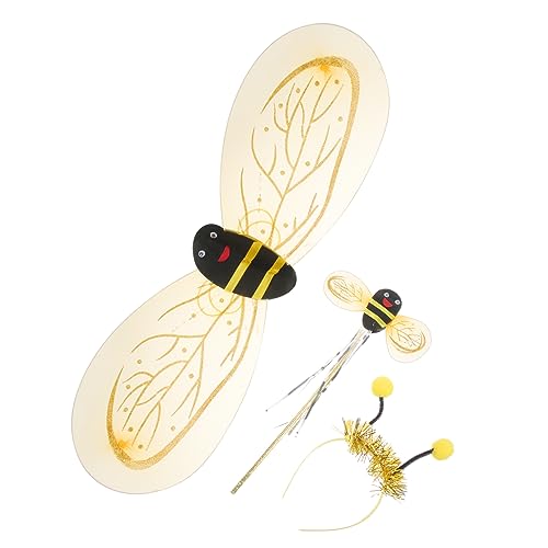 COLLBATH 1 Set Mädchen Bee Kostüm Set Stirnband Fee Leistung Requisiten Für Cosplay COLLBATH 1 Set Mädchen Bee Kostüm Set Stirnband Fee Leistung Requisiten Für Cosplay von COLLBATH