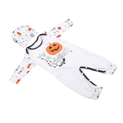 COLLBATH 1 Satz Säuglingskleidung Halloweenkostüm Beängstigend Erste Junge Ärmel Babykostüm Unisex Halloween-kostüm- Halloween Kostümzubehör Kleidung Baumwolle von COLLBATH