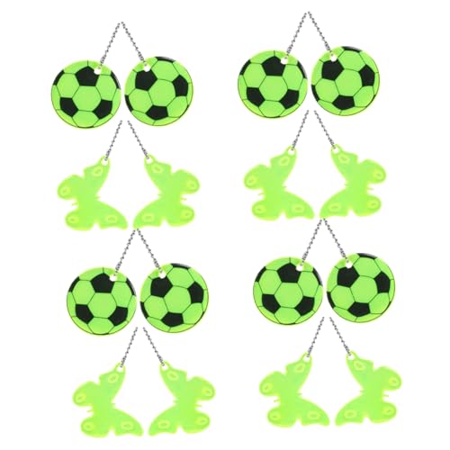 COLLBATH 1 Satz Sicherheitsreflektoranhänger Zubehör sporttasche Fußball-Anhänger Taschenanhänger Rucksackzauber reflektierende Anhänger rucksack dekorationen Aluminiumlegierung COLLBATH 1 Satz Sicherheitsreflektoranhänger Zubehör sporttasche Fußball-Anhänger Taschenanhänger Rucksackzauber reflektierende Anhänger rucksack dekorationen Aluminiumlegierung von COLLBATH